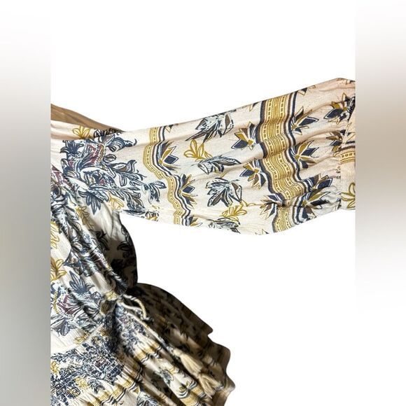 Free People Moonlight Drive Mini Peasant Dress Boho Women’s Small - Picture 2 of 10